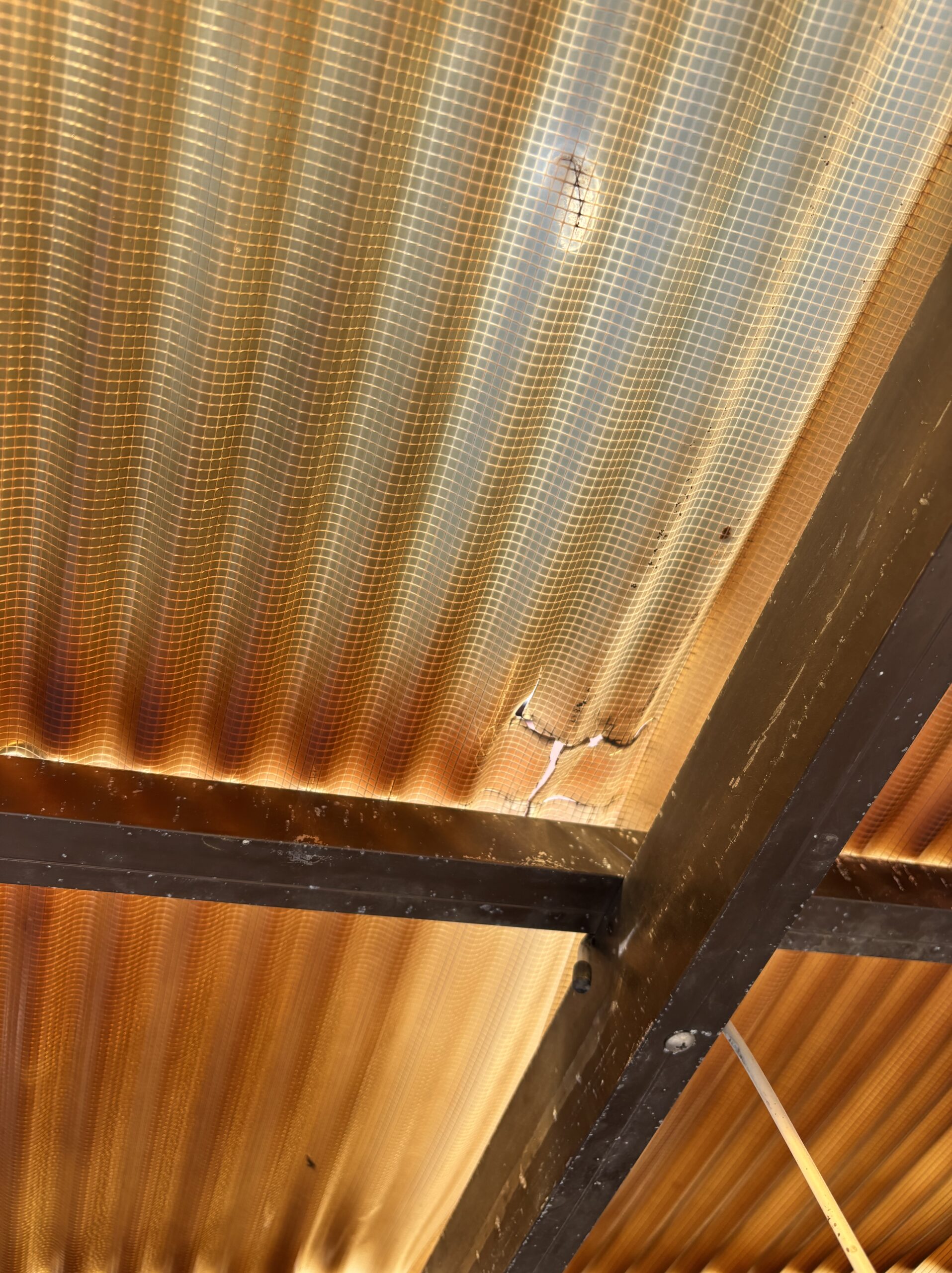 【現場調査レポート】杉戸町鷲巣にて屋根リフォーム相談｜波板の劣化状況を徹底チェック！